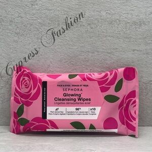 🫧 $2 Sephora Moisturizing Glowing Cleansing Wipes in Rose